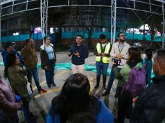 Mosquera trabaja en la renovación del espacio público