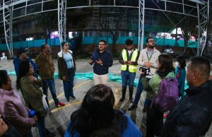 Mosquera trabaja en la renovación del espacio público