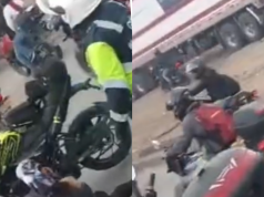 Accidente en la Calle 13 involucra motociclista