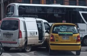 Un choque múltiple se reportó en Mosquera