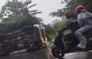 Grave accidente en la vía La Mesa – Mosquera