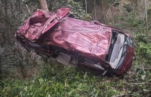 Aparatoso accidente: vehículo se volcó dejo heridos y un fallecido