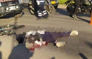 Grave accidente en Mosquera: ciclista falleció