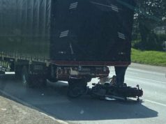 Se registro un violento choque en la Calle 13