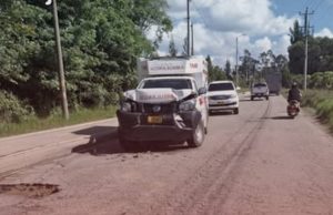 En Cundinamarca ambulancia resultó involucrada en accidente