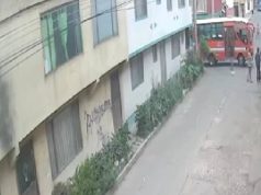 Aparatoso accidente en Facatativá deja dos personas lesionadas