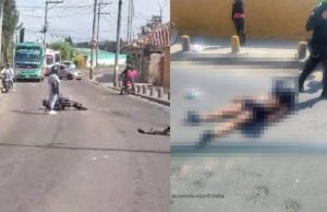 En video: accidente en Funza dejó motociclista herido