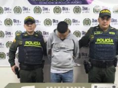 Capturado en Mosquera con 70 bolsas de bazuco