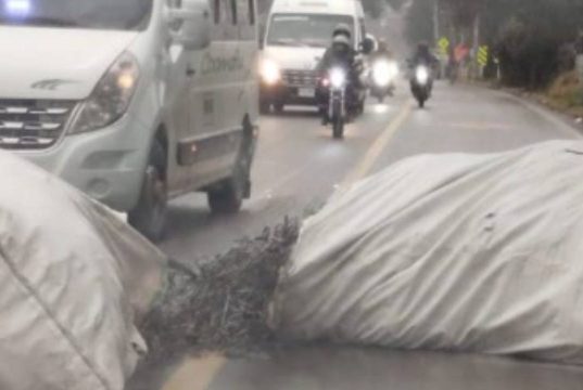 Se presenta accidente en la Vía Perimetral de Funza