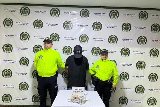 Una importante captura se efectuó en Facatativá