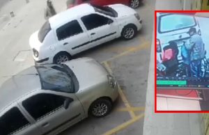 Robaron carro a plena luz del día en Funza