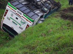 En la vía Facatativá – Madrid un vehículo se volcó