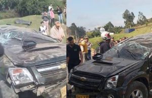 En video: grave accidente en la vía Bogotá