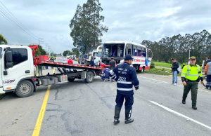 Trágico accidente en la vía Bogotá-Tunja deja tres muertos