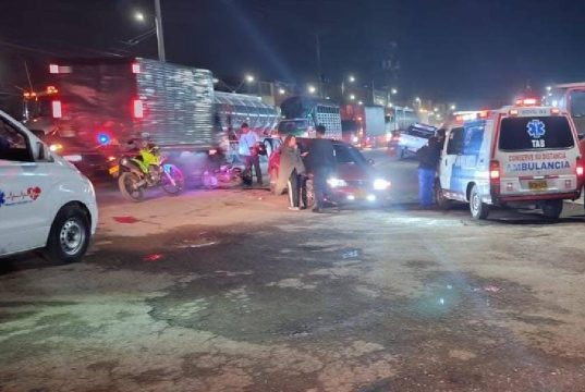 En Facatativá se presentó grave accidente de tránsito