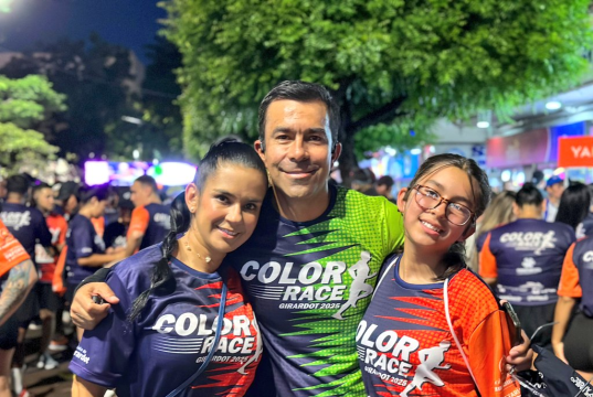 Girardot corre hacia el futuro con la «Color Race 2025»