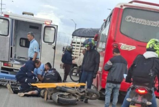 Grave accidente se reportó en la vía Siberia – Funza