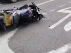 En Madrid imprudencia de peatón causó un siniestro