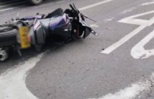 En Madrid imprudencia de peatón causó un siniestro