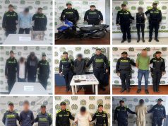 Policía capturó a más de 40 personas durante el puente festivo