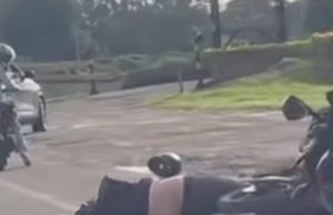 Accidente en la vía Cota – Chía deja un motociclista herido de gravedad