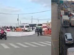 Bloqueo en Soacha por falta de agua y obras inconclusas