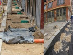 Obras de mejoramiento de andenes transforman Mosquera