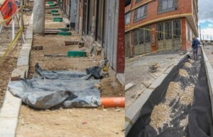 Obras de mejoramiento de andenes transforman Mosquera