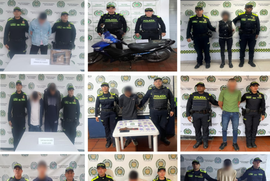Policía de Cundinamarca captura a 41 personas durante el fin de semana