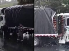 Accidente deja una víctima fatal y varios heridos