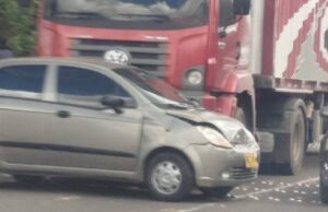 Choque provoca fuerte congestión entre Mosquera y Funza