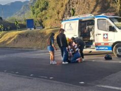 Accidente en el Alto del Vino deja un herido de gravedad