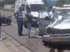 Grave accidente en la vía Bogotá deja dos personas fallecidas