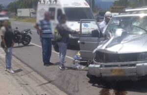 Grave accidente en la vía Bogotá deja dos personas fallecidas