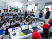 Estudiantes de Funza fortalecen lazos educativos con intercambio de robótica