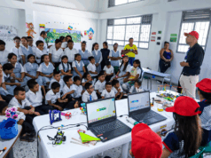 Estudiantes de Funza fortalecen lazos educativos con intercambio de robótica