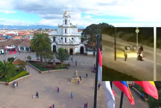 Denuncia en Funza: motos hacen carreras ilegales frente a conjunto residencial