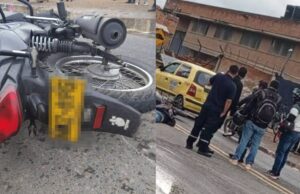 Accidente entre motociclistas deja una víctima fatal