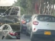 Choque múltiple en la vía perimetral de Funza genera congestión