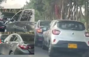 Choque múltiple en la vía perimetral de Funza genera congestión