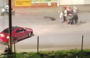 Hecho de intolerancia y hurto tras accidente de tránsito en Madrid