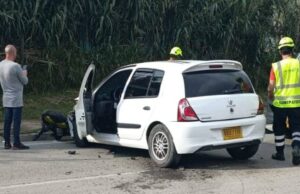 Accidente múltiple en la vía Siberia–Funza genera gran congestión vehicular