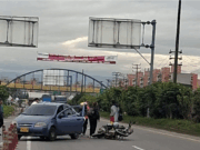 Accidente genera congestión en la vía Mosquera – Madrid