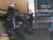 Accidente de tránsito en la vía Funza – Siberia deja una motocicleta involucrada