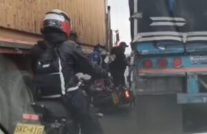 Accidente de tránsito en la vía Funza – Siberia deja una motocicleta involucrada