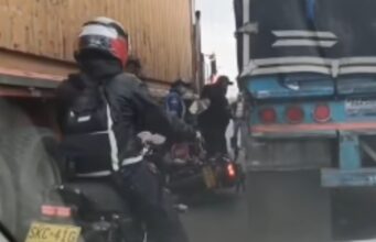 Accidente de tránsito en la vía Funza – Siberia deja una motocicleta involucrada