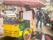 Indignación en Mosquera por decomiso del cuchillo de una vendedora de naranjas