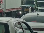 Colapsó la vía Funza – Siberia por accidente: fuerte trancón funza - siberia - maps