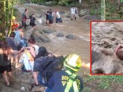 Impactante: creciente súbita arrastra a un hombre y varios fallecidos