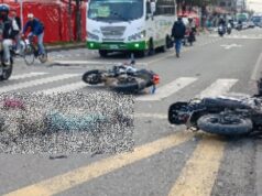 Grave accidente se presento en Mosquera